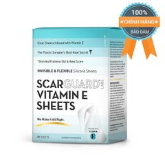 Miếng dán trị sẹo lồi Scarsheet (ScarGuard Vitamin E Sheets) Silicone