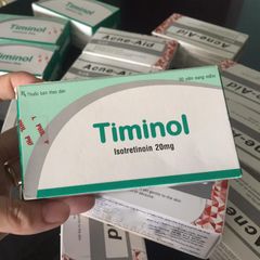 Thuốc Điều trị mụn Timinol 20mg Hàn Quốc mua ở đâu? Có tốt không? Giá bao nhiêu