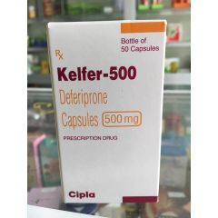 Thuốc Kelfer 500mg chính hãng điều trị sự tích tụ sắt trong cơ thể do truyền máu nhiều lần.