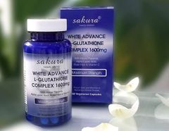 Thuốc Sakura White Advance L-Glutathione Complex 1600mg giá bao nhiêu?