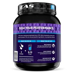 EAS 100% Whey Protein Powder, Chocolate, 30g Protein, 2 lb