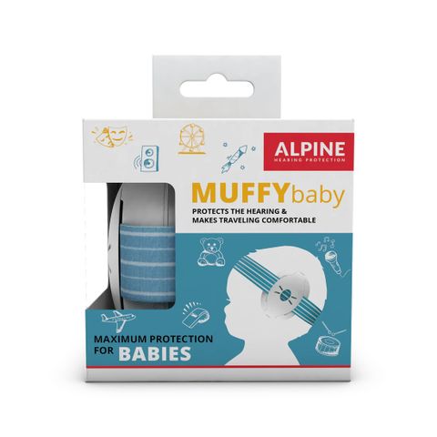 Chụp tai chống ồn dành cho trẻ em Alpine Muffy Baby - Nhập khẩu Hà Lan