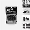 Hộp 7 đôi Nút bịt tai chống ồn cho Âm nhạc Macks Black Out (Có hộp đựng Inox) - Nhập khẩu từ Mỹ