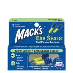 Nút bịt tai đi bơi có dây Ear Seal - 2 Chức năng chống ồn, chống nước.