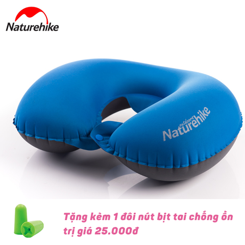 GỐI HƠI NATUREHIKE NH17T013-U (Tặng kèm 1 đôi nút bịt tai)