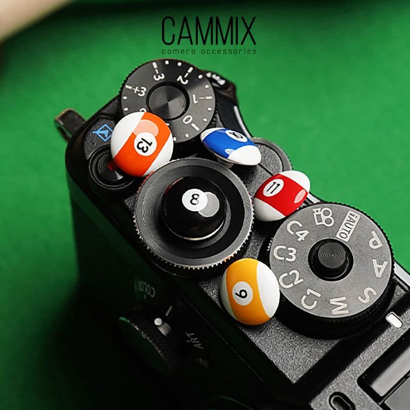 Billiards Shutter Button - Nút máy ảnh hình bộ bi bida (nhiều màu)