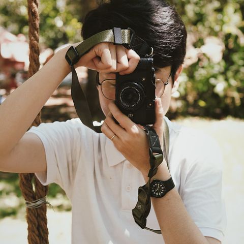  Dây máy ảnh đeo chéo - Camera Strap vải dù đeo chéo (nhiều màu) - Dây đeo máy ảnh dành cho Fuji, Canon, Nikon, Sony... 