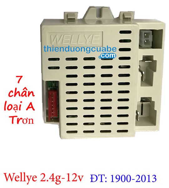 Mạch điện xe ô tô điện trẻ em wellye 12v-7 chân loại A trơn