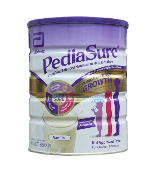 Sữa Pediasure nắp tím 850g (mẫu mới) – Thiên Đường Của Bé