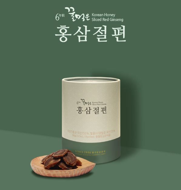 Hồng sâm lát tẩm mật ong Korean Honey Sliced Red Ginseng