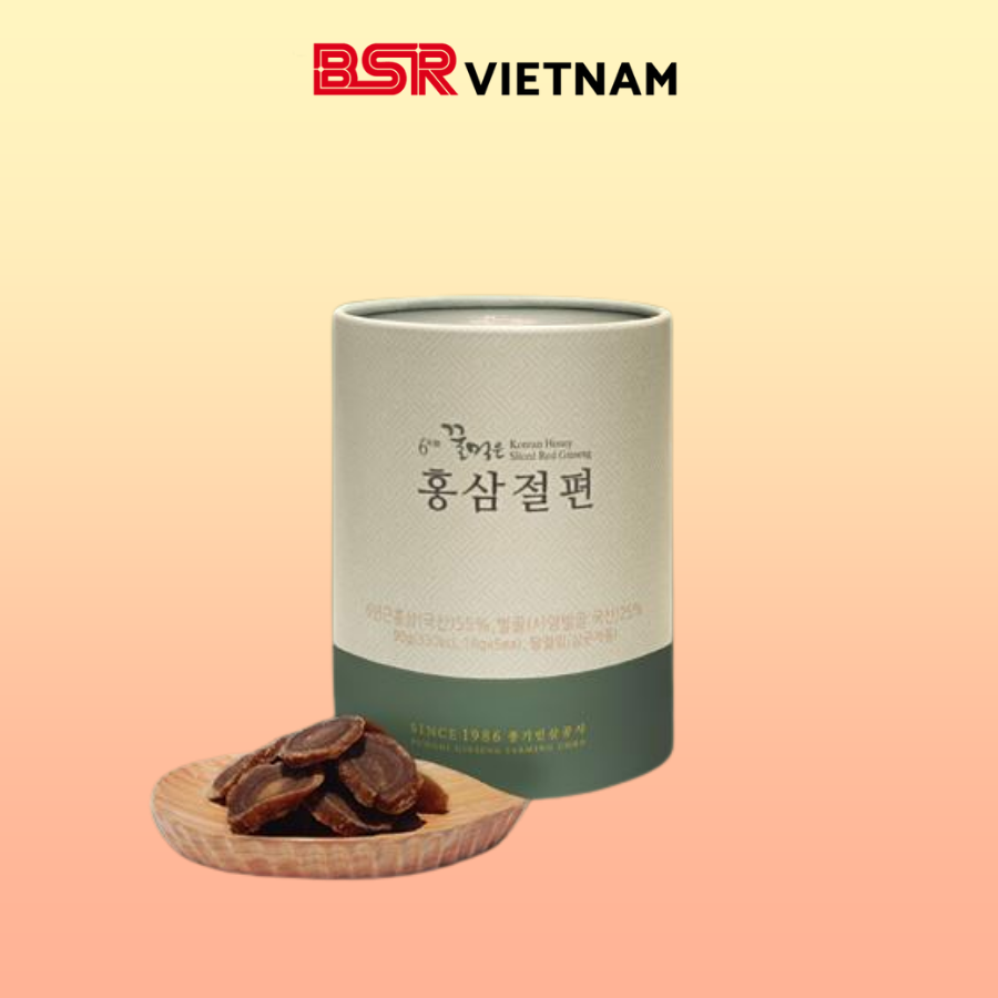 Hồng sâm lát tẩm mật ong Korean Honey Sliced Red Ginseng