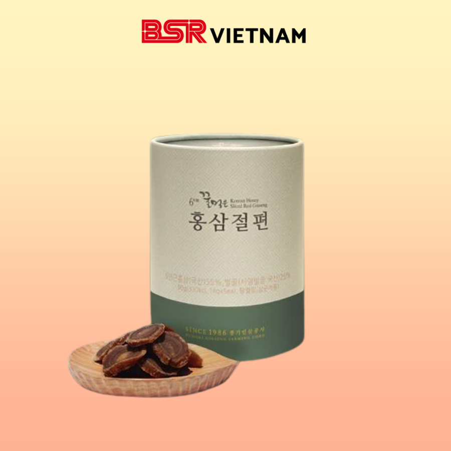  Hồng sâm lát tẩm mật ong Korean Honey Sliced Red Ginseng 