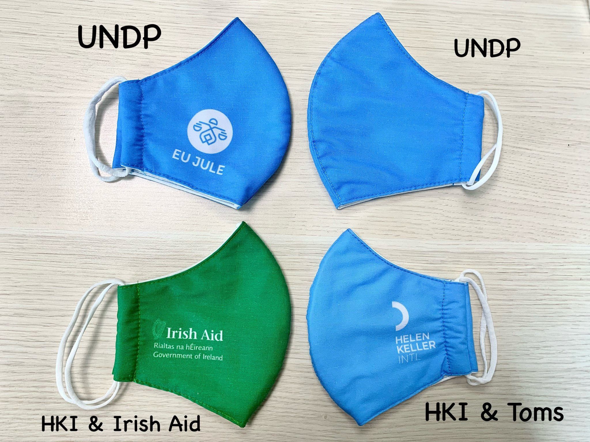 Khẩu trang vải 3 lớp - Dịch vụ thiết kế, may, in khẩu trang vải theo yêu cầu