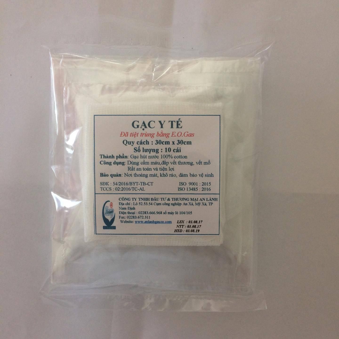 GẠC Y TẾ 30CM X 30CM