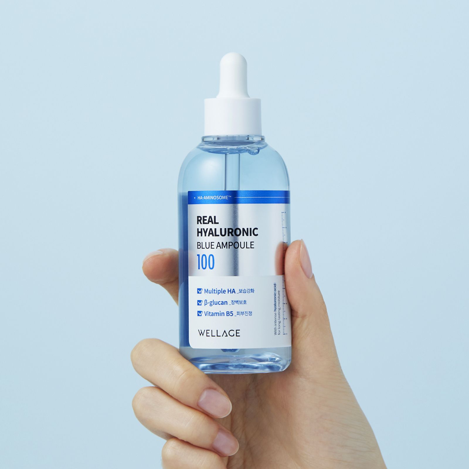 Tinh chất dưỡng da Wellage Rea Hyaluronic Blue Ampoule 100ml