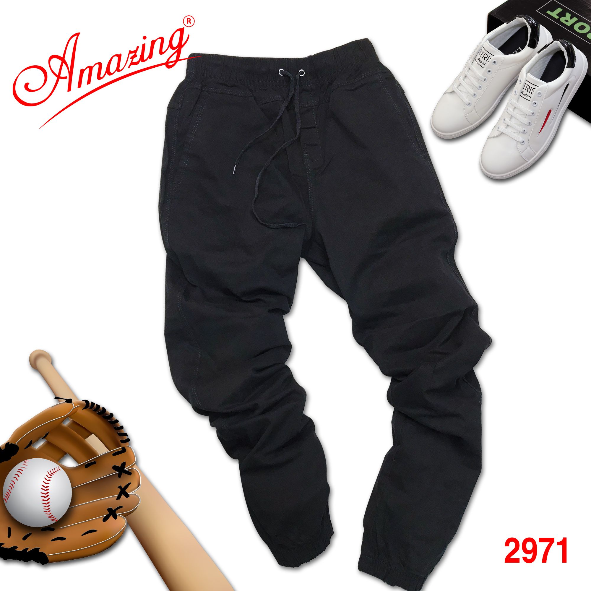 Jogger quần kaki nam Amazing, bo lai, unisex big size, dáng thể thao năng động, vải co giãn nhẹ, màu rêu