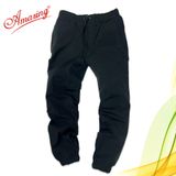  Quần jogger cao cấp Amazing, vải kaki co giãn nhẹ, lưng và ống quần bo thun có giây rút, thời trang unisex, thể thao cá tính 