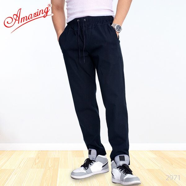  Quần Baggy form suông Amazing, chất liệu kaki co giãn cao cấp, phong cách Hàn Quốc, form suông Unisex 