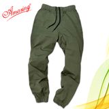  Jogger hiệu Amazing, quần kaki nam lai bo, phong cách thể thao khỏe khoắn, unisex bigsize, co giãn nhẹ, màu xám đậm 