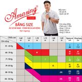  Áo sơ mi nam trung niên size đại, phước lộc thọ, form rộng, vạt ngang, ngắn tay, hiệu Amazing 