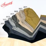  Quần Baggy form suông Amazing, chất liệu kaki co giãn cao cấp, phong cách Hàn Quốc, form suông Unisex 