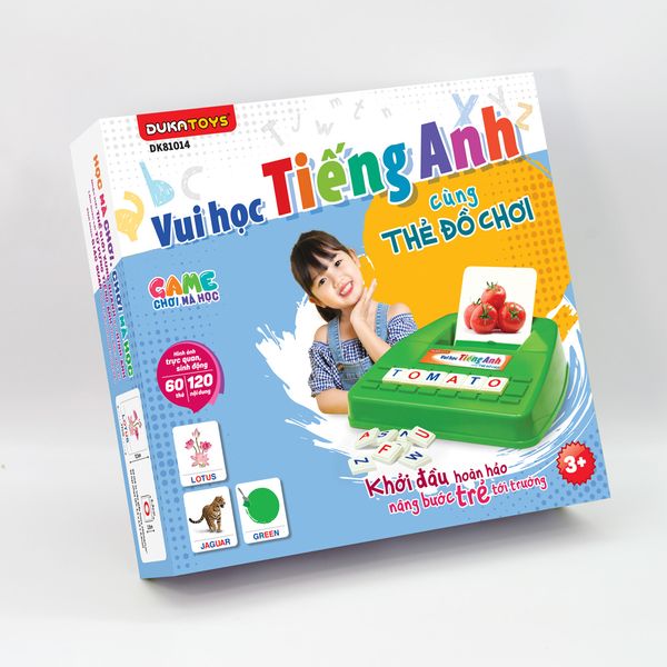 Vui Học Tiếng Anh Cùng Thẻ Đồ Chơi DK81014