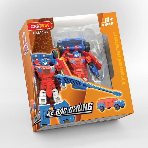 Robot Biến Hình - Xe Đặc Chủng DK81103