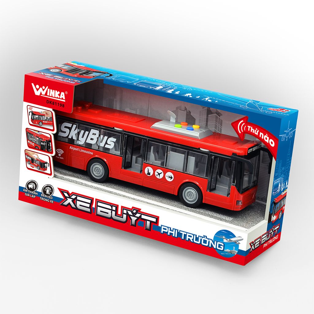 Xe Buýt Phi Trường (Màu Đỏ) DK81198