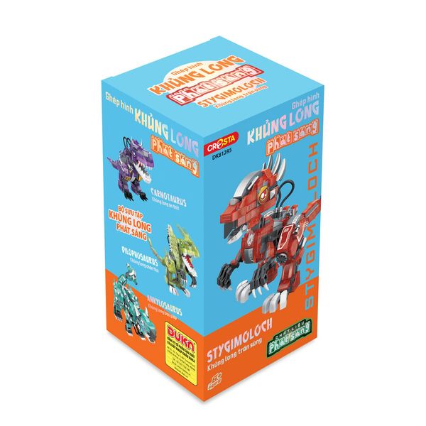 Ghép hình khủng long phát sáng - Khủng long trán sừng DK81285