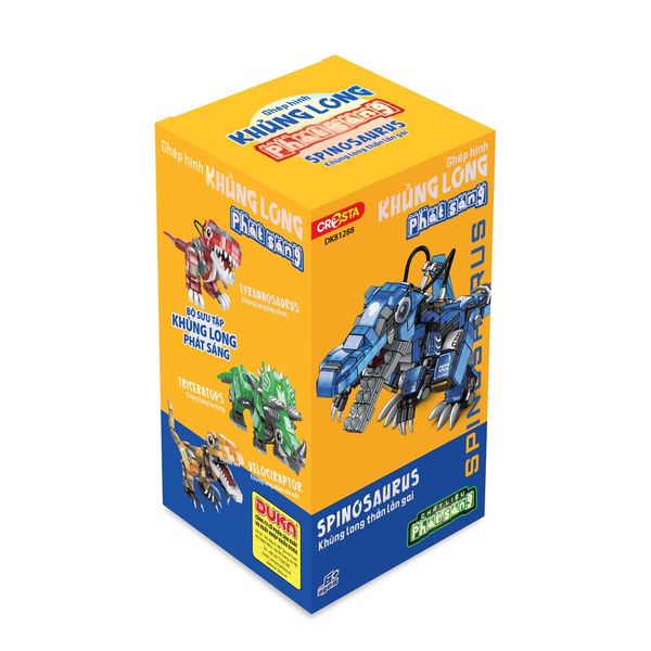 Ghép hình khủng long phát sáng - Khủng long thằn lằn gai DK81288