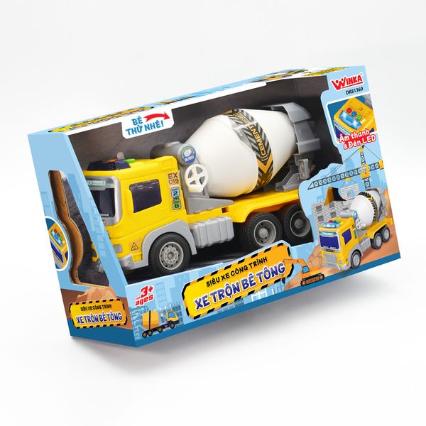 Siêu xe công trình : Xe trộn bê tông,DK81369