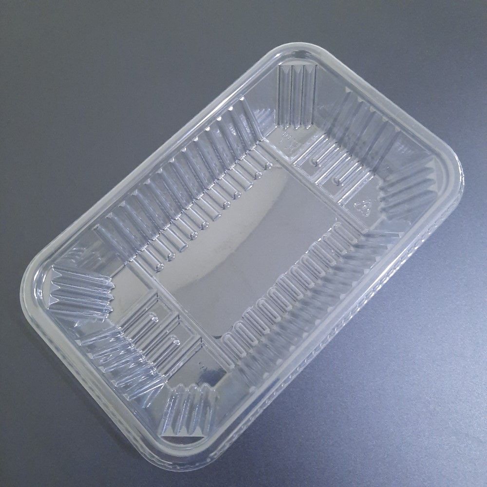 Khay Nhựa Đế Đen, Trong M6 / Đựng Trái Cây, Bánh, Thực Phẩm Tươi Sống