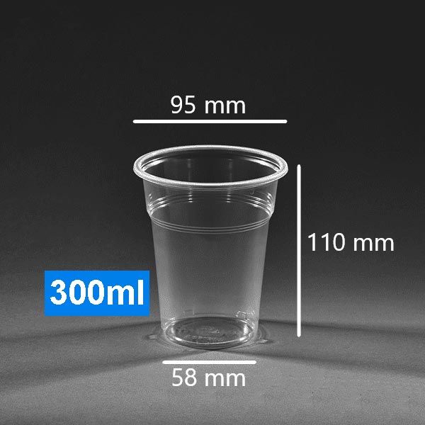Ly Nhựa PP95Y 300 - 300ml Trà Sữa, Chè, Cafe, Nước Ép