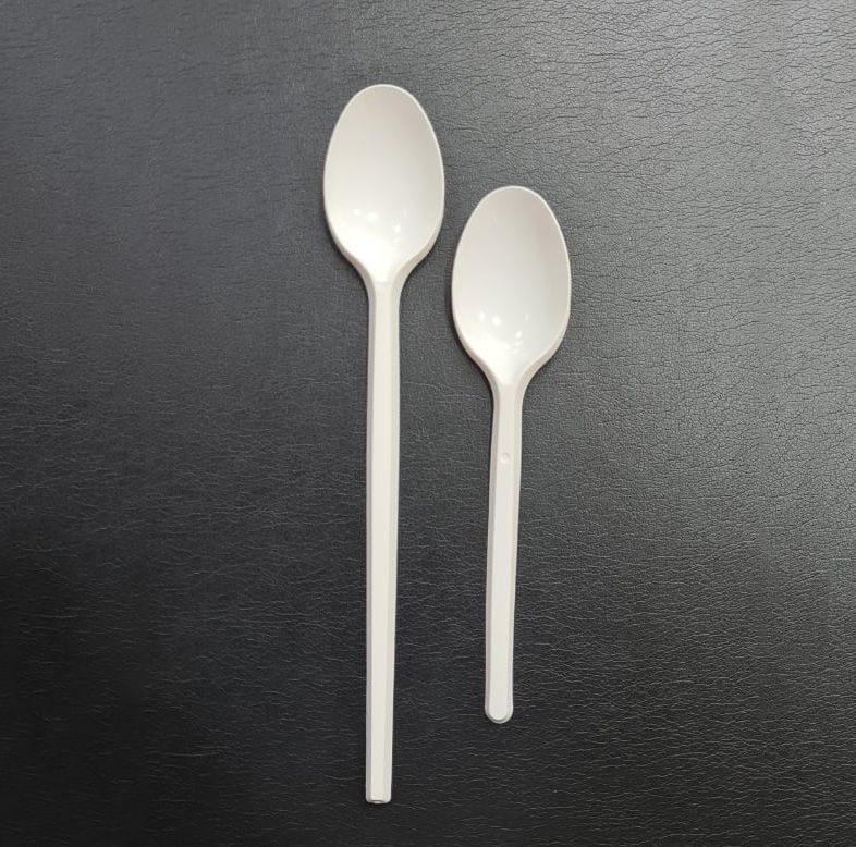 Muỗng Nhựa Trà Sữa Trắng Dài 20cm (SP-200)