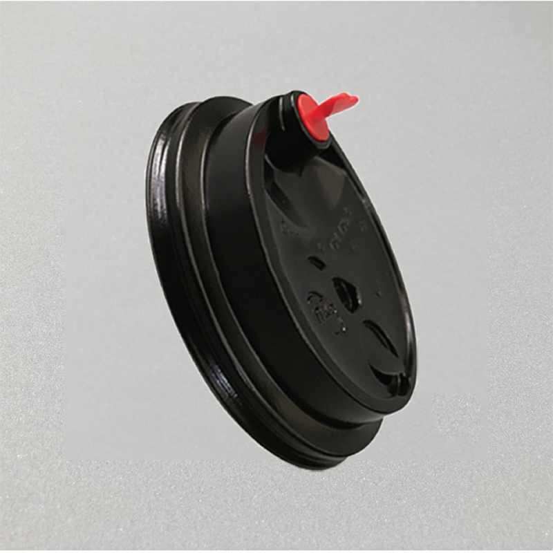 Nắp Nhựa Phẳng Tim PP 90 - Đen