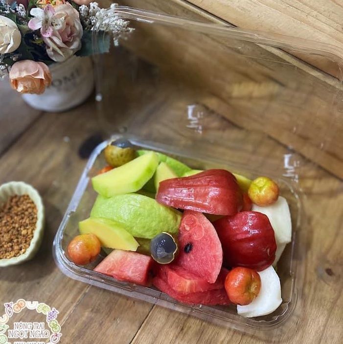 Hộp Nhựa P350A / Hộp đựng dâu, cherry