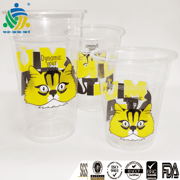 Ly Nhựa PP 95 - PP 300ml, PP 500ml, PP 700ml (Miu Tea)