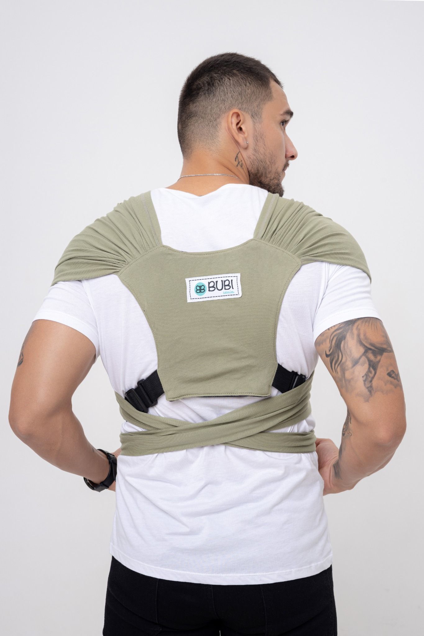 BUBI Sling Gen 2 Flex - Cotton - Xanh lính