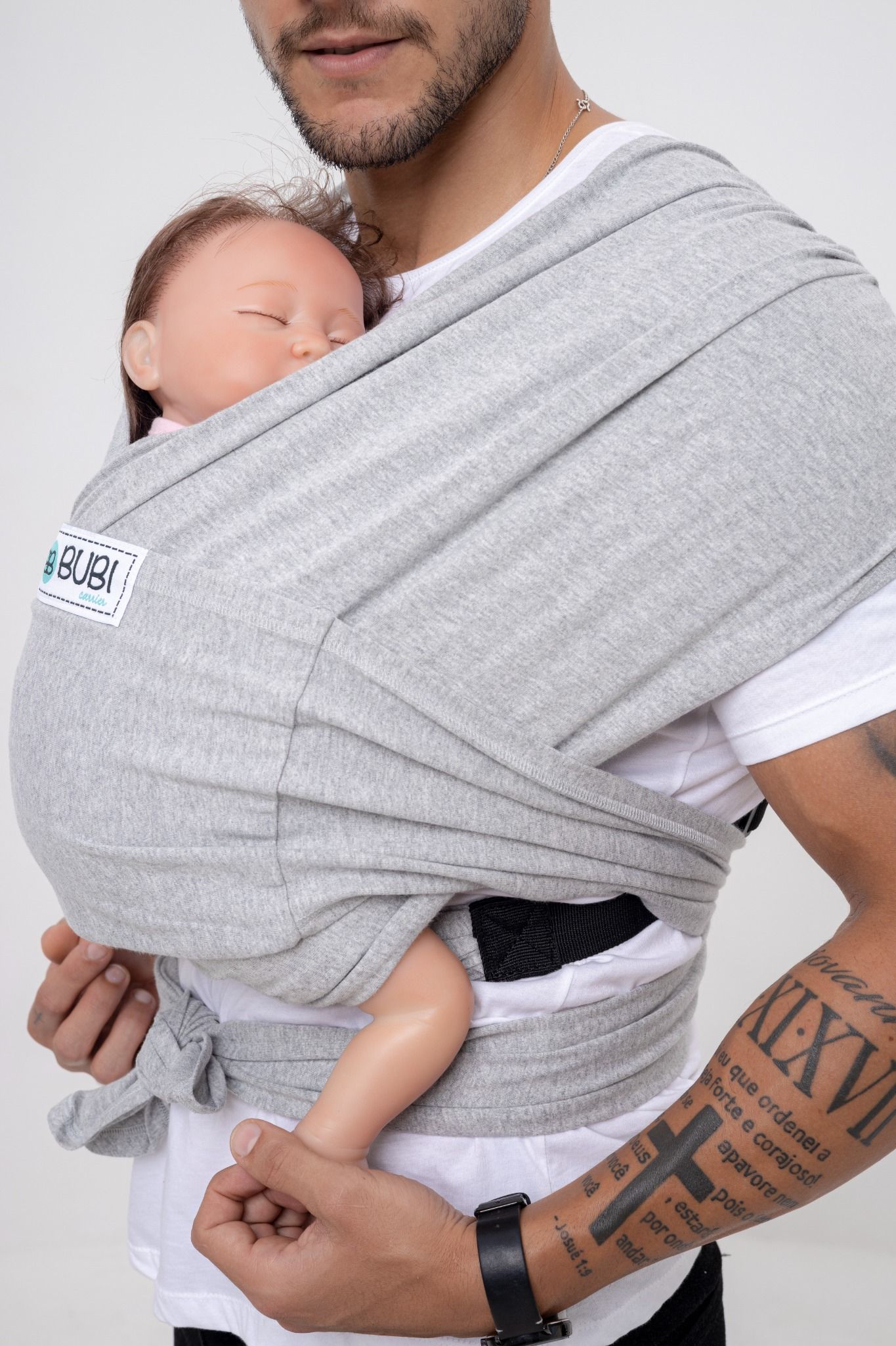BUBI Sling Gen 2 Flex - Cotton - Xám tiêu