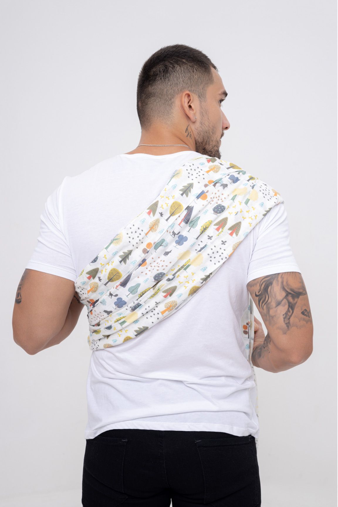 BUBI Ring Sling Gen 1 - Bamboo cotton - Khu rừng