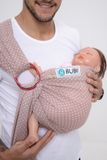  BUBI Ring Sling Gen 1 -  Lanh cotton - Chấm bi trắng 