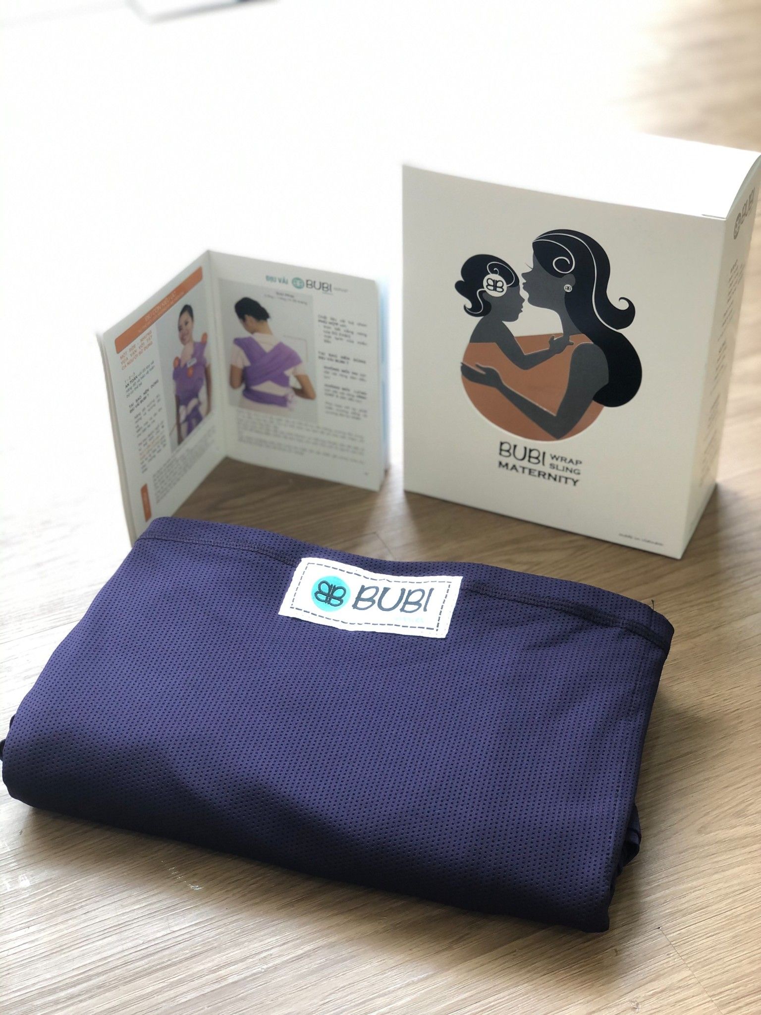 BUBI WRAP - Lưới co dãn - Tím đậm