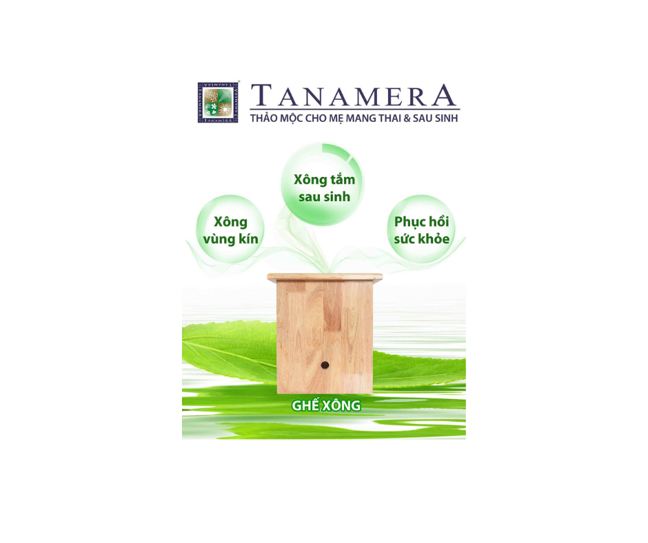 E.M Ghế xông hơi vùng kín tại nhà cho mẹ sau sinh Earthmama
