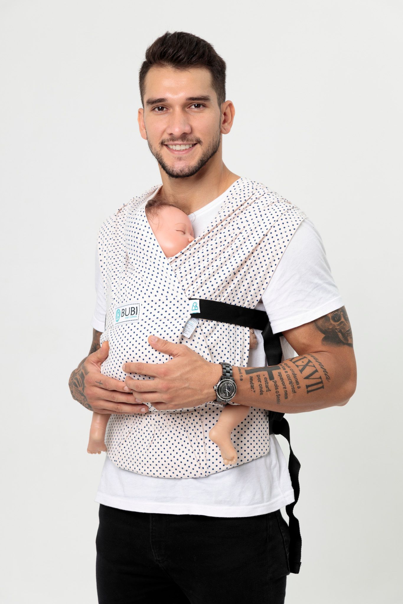 BUBI Gen 3 - 100% Cotton - Chấm bi hồng nhạt