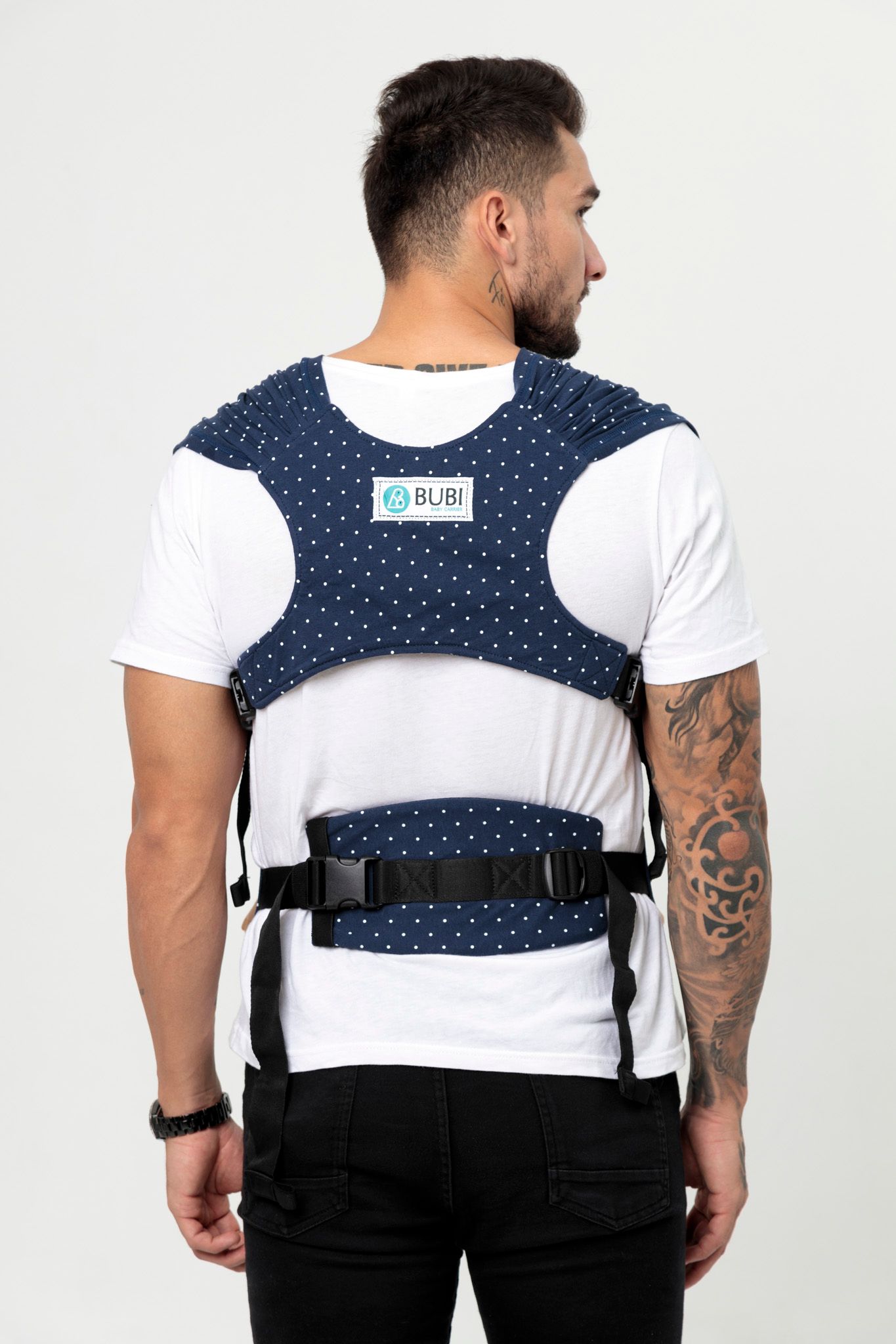 BUBI Gen 3 - 100% Cotton - Chấm bi xanh