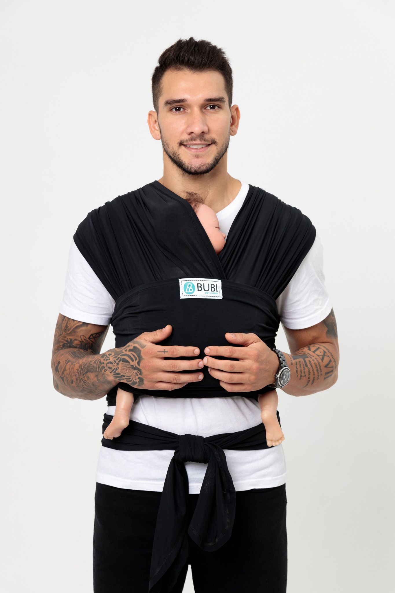 BUBI WRAP - Lưới - Xám đen