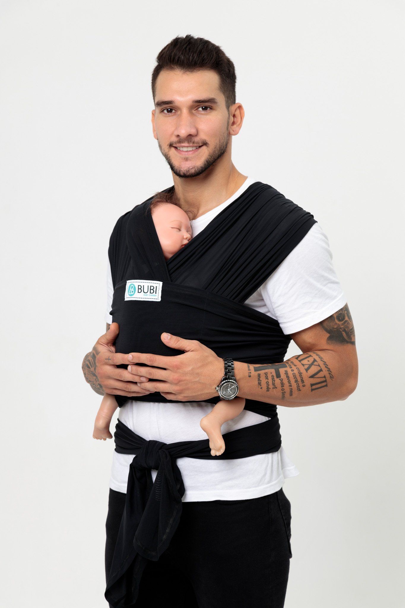 BUBI WRAP - Lưới - Xám đen