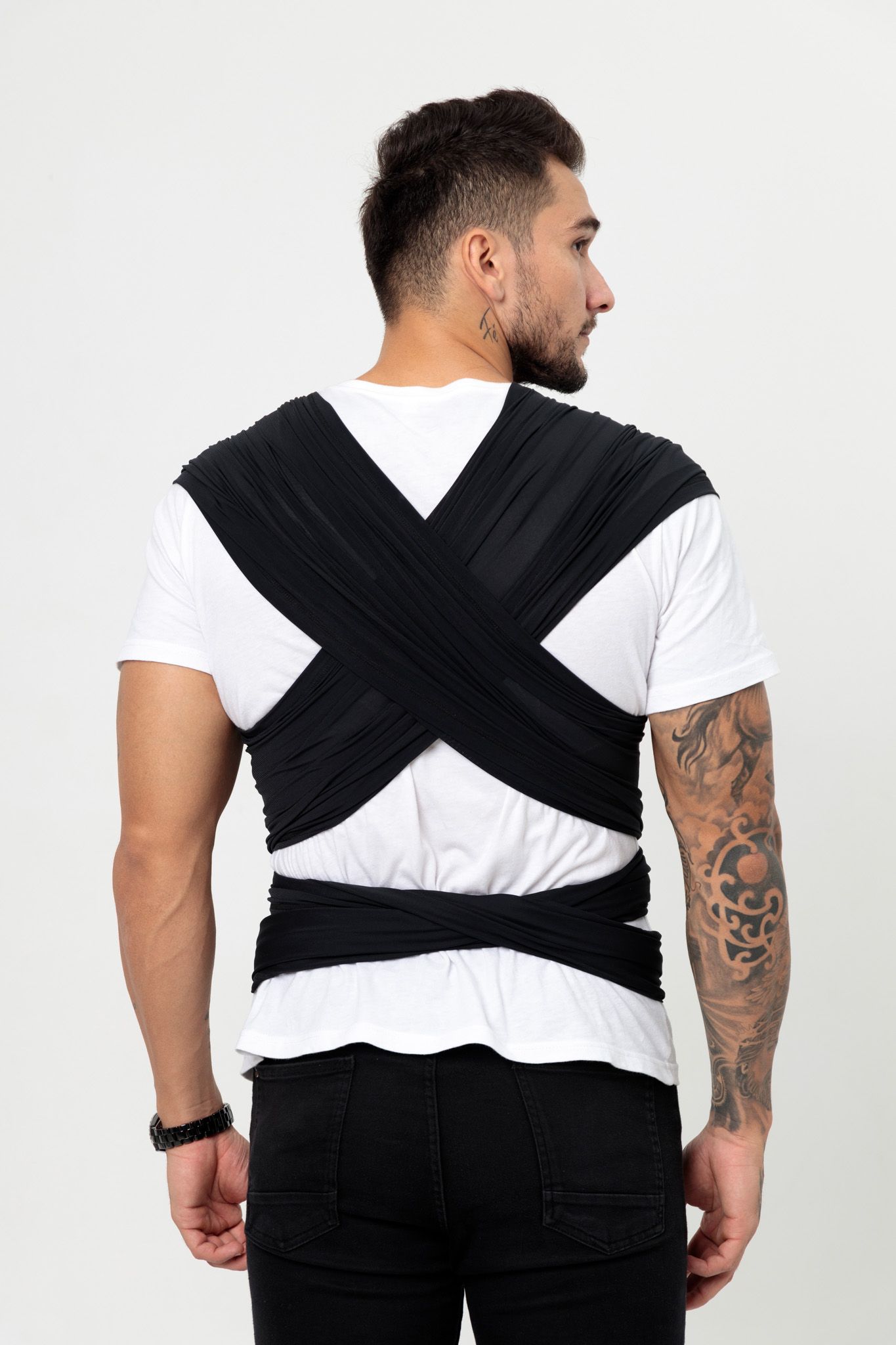 BUBI WRAP - Lưới - Xám đen