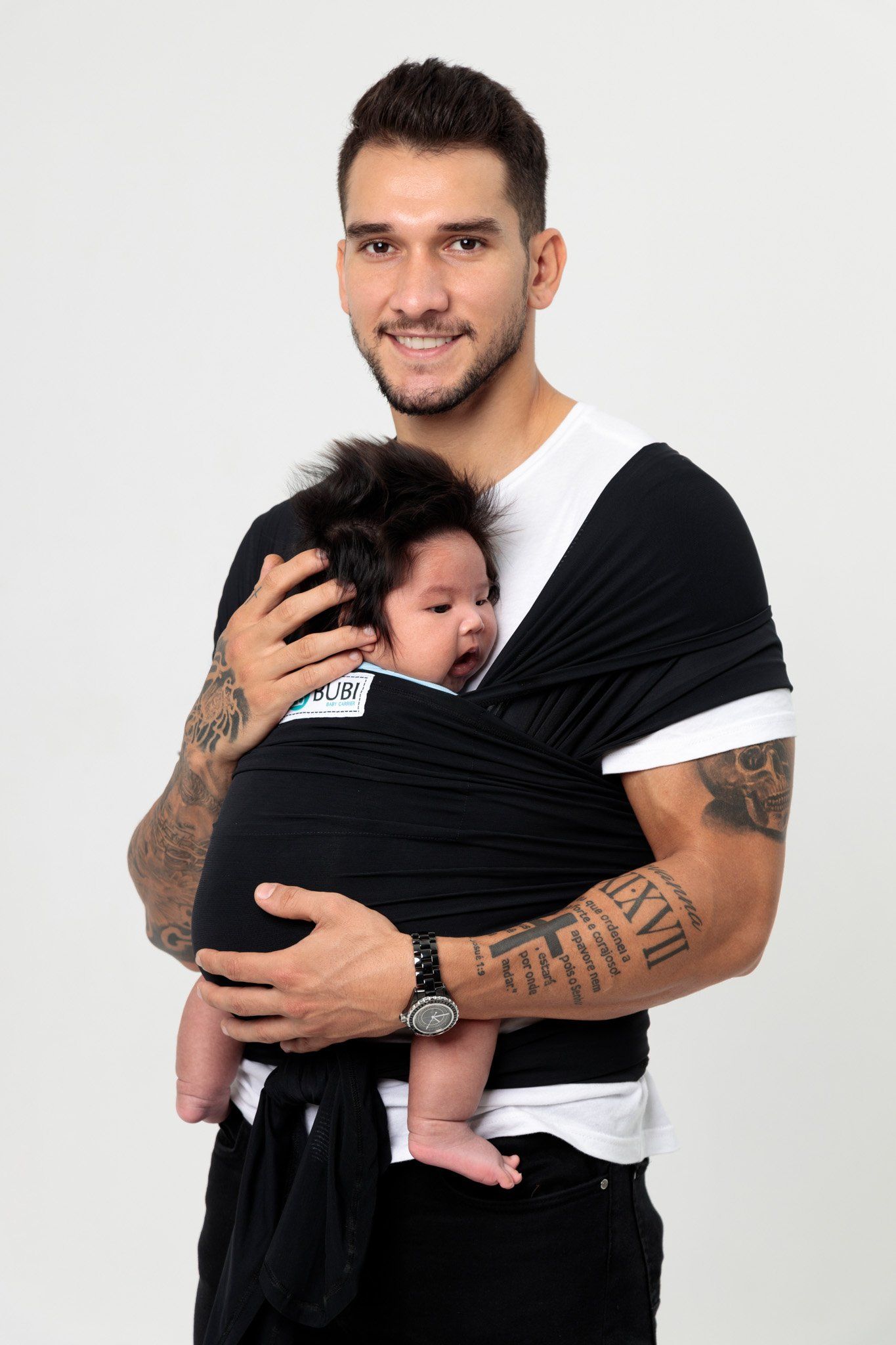BUBI WRAP - Lưới - Xám đen