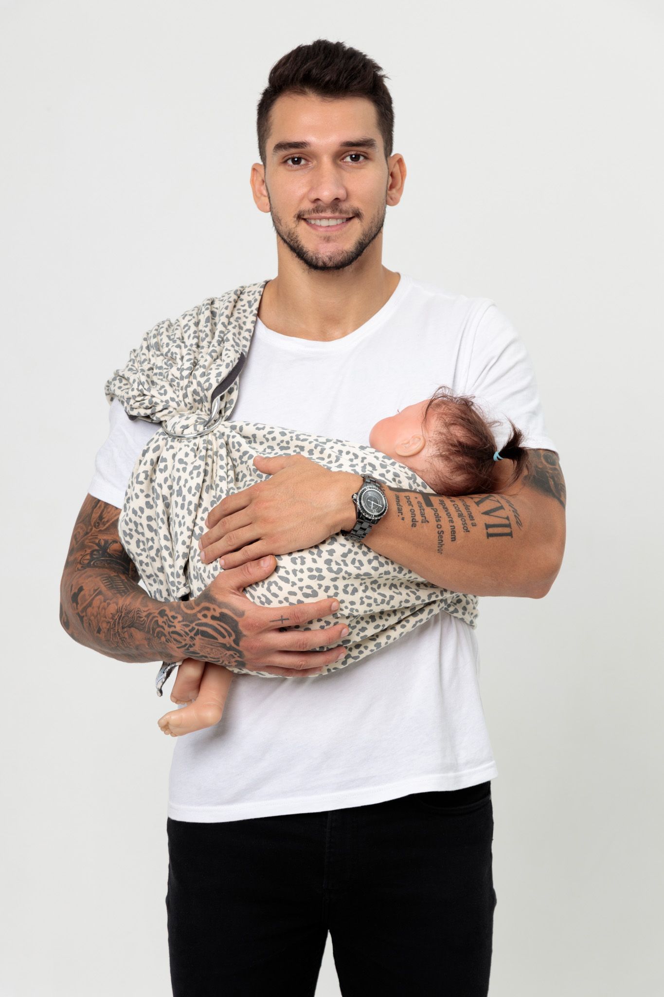 BUBI Ring Sling Gen 1 - Da beo - Nỉ cotton